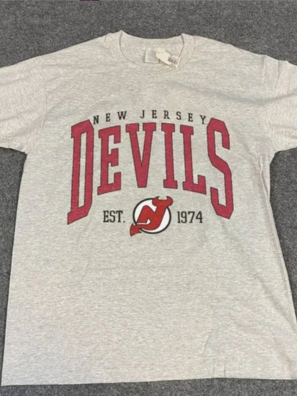 New Jersey Devils Hockey Fan Shirt, Vintage New Jersey Devils Ice Hockey Tee